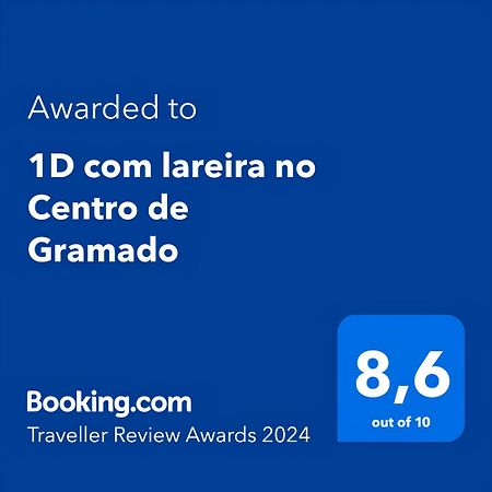 1D Com Lareira No Centro De Gramadoアパートメント エクステリア 写真