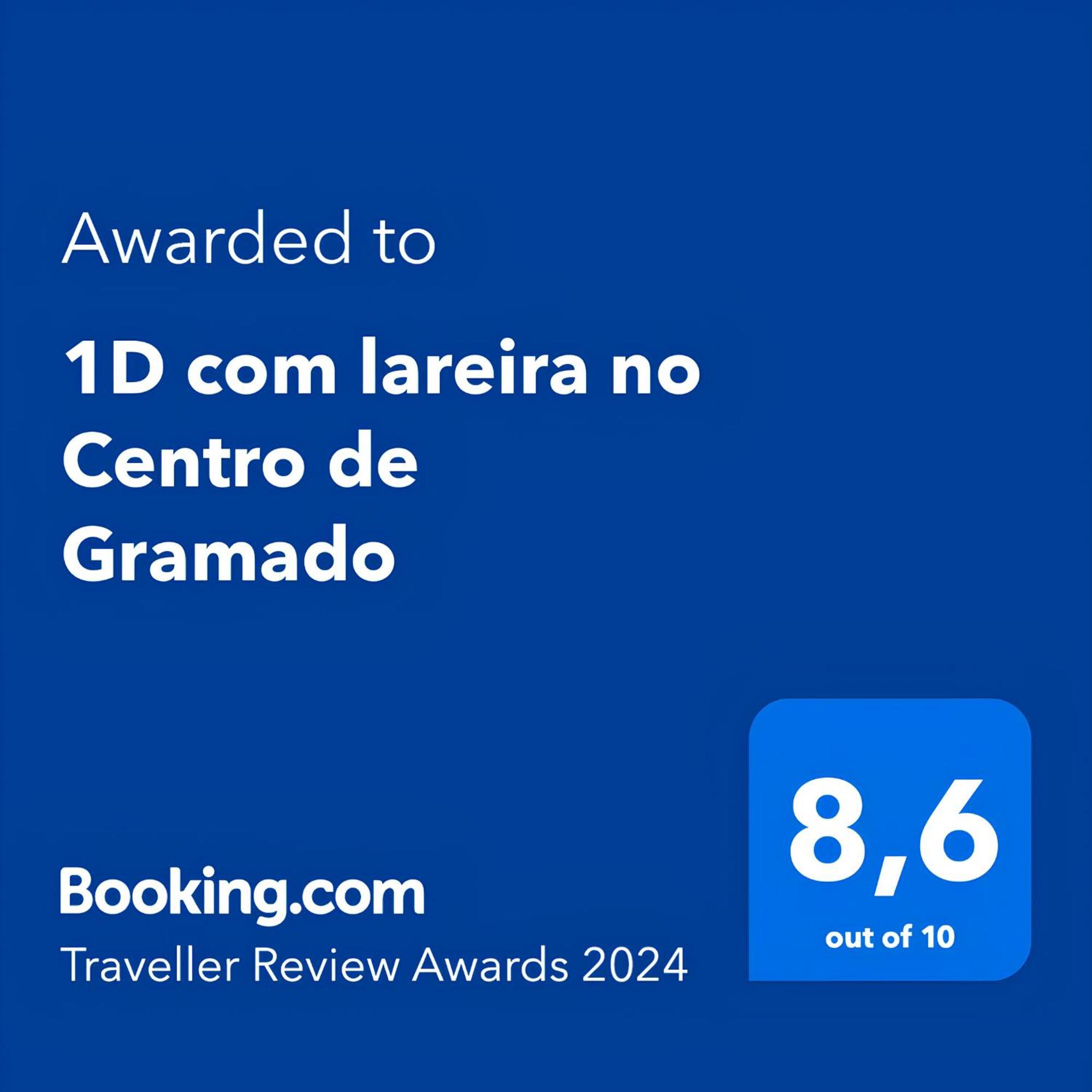 1D Com Lareira No Centro De Gramadoアパートメント エクステリア 写真
